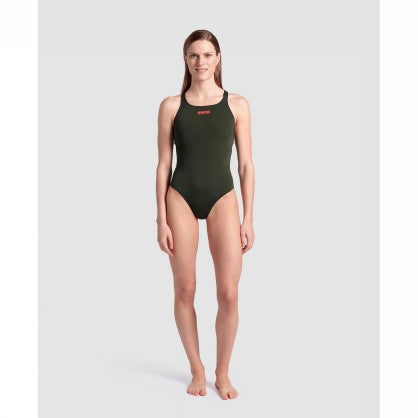 WOMENS TEAM SWIMSUIT SWIM PRO SOLID