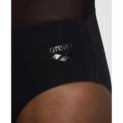 WOMEN S MESH PANELS SWIMSUIT VENT