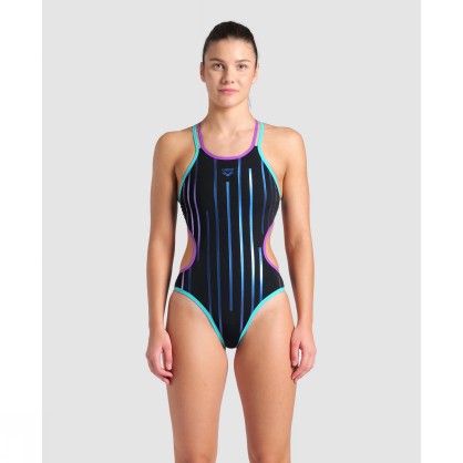 WOMENS ARENA ONE METALLIC PAINT SWIMSUI