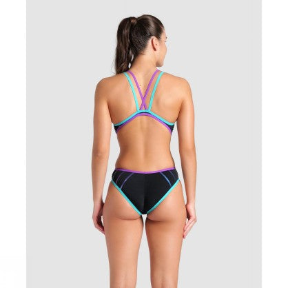 WOMENS ARENA ONE METALLIC PAINT SWIMSUI