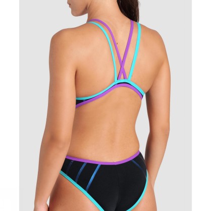 WOMENS ARENA ONE METALLIC PAINT SWIMSUI