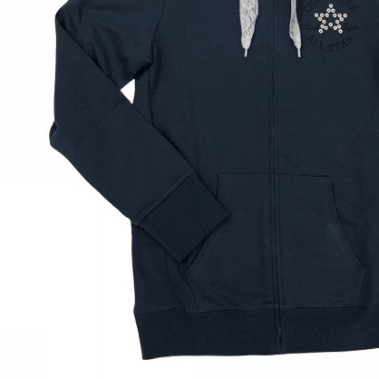 FLEECE FZ HOOD JKT CT BIG EYELETS