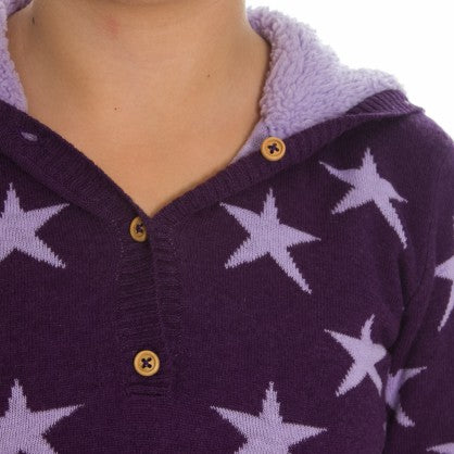 WOOL KIDS KNIT LS DRESS