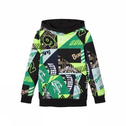 TOBIAS LS SWEAT BRU W HOOD