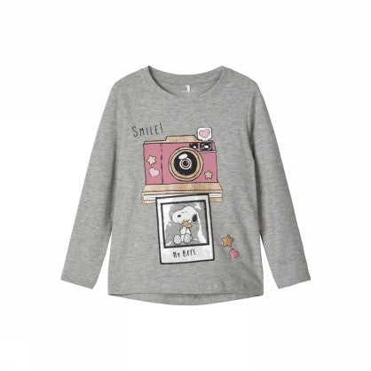 NMFSNOOPY PAISLEY LS TOP LIC