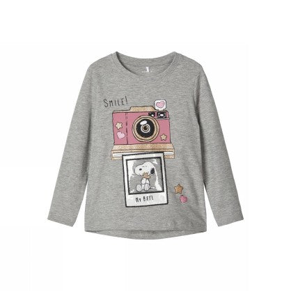 NMFSNOOPY PAISLEY LS TOP LIC