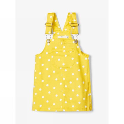 NMFATINNA TWI AOP BIBSKIRT CD