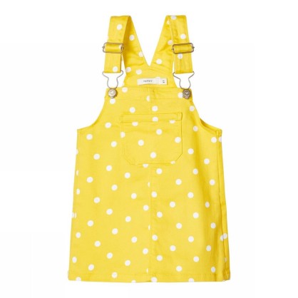 NMFATINNA TWI AOP BIBSKIRT CD