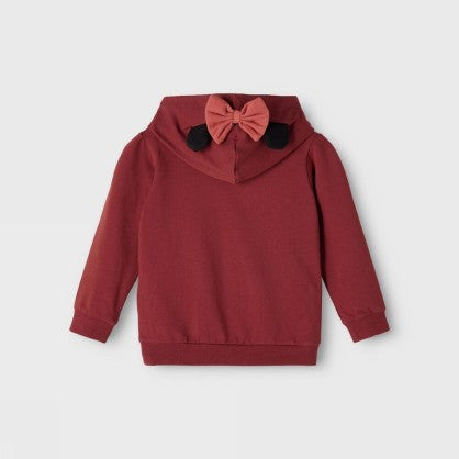 NMFMINNIE ALBA SWEAT W HOOD BRU WDI