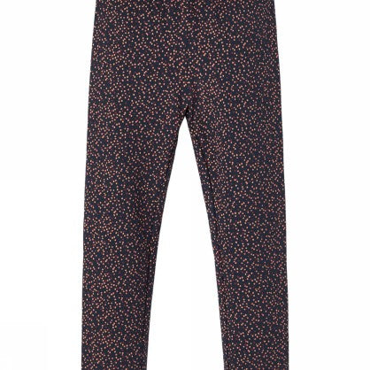 NMFDAVINA AOP SWE LEGGING BRU O