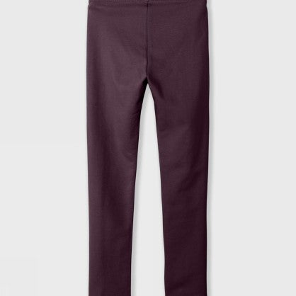 NKFDAVINA SOLID SWE LEGGING BRU N