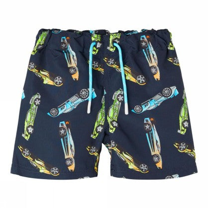 NMMHOTWHEELS MARKO LONG SWIMSHORTS VDE