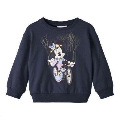 NMFABRA MINNIE OVERSIZE SWEAT BRU WDI