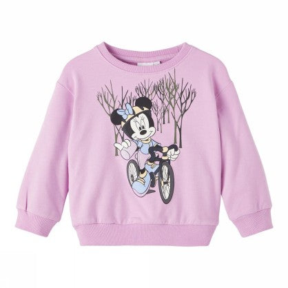 NMFABRA MINNIE OVERSIZE SWEAT BRU WDI