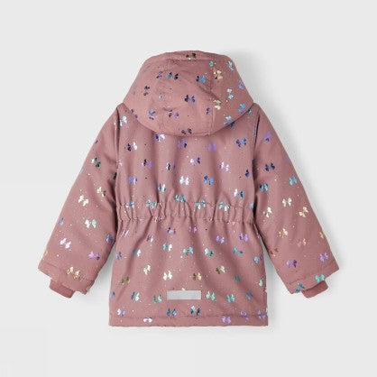 NMFMAXI JACKET FOIL AOP