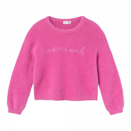 NKFNIRILIS LS SHORT BOXY KNIT