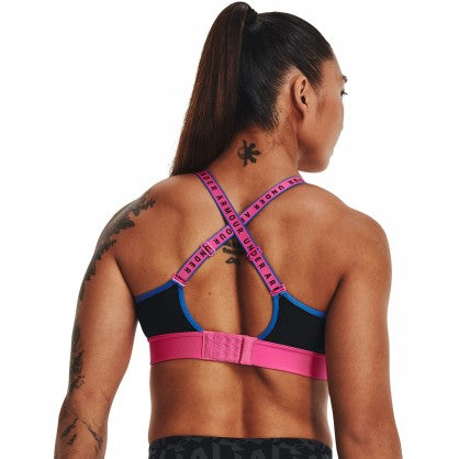 UA INFINITY MID BRA BLOCKED