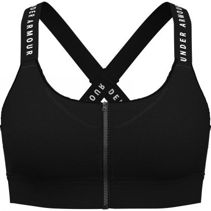 UA INFINITY HIGH BRA ZIP