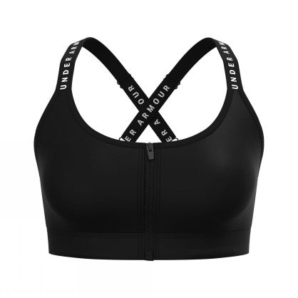 UA INFINITY HIGH BRA ZIP