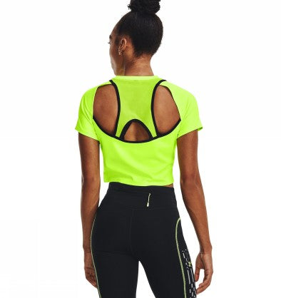 UA RUN ANYWHERE CROP SS