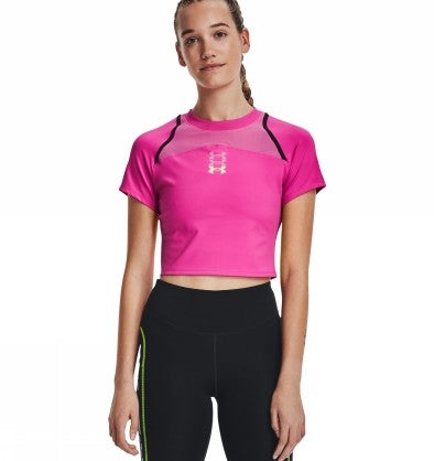 UA RUN ANYWHERE CROP SS