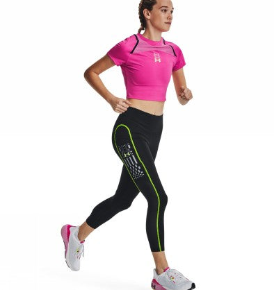 UA RUN ANYWHERE CROP SS