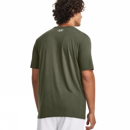 UA CAMO CHEST STRIPE SS