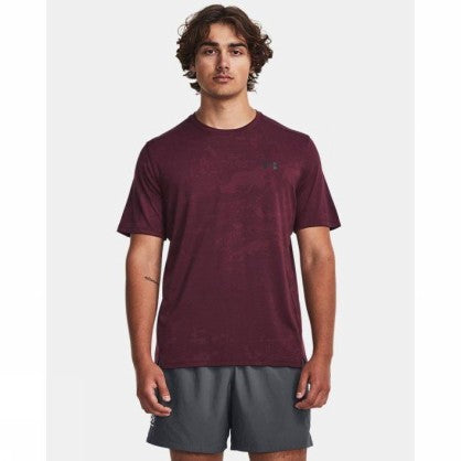 UA TECH VENT JACQUARD SS