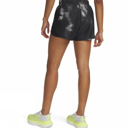 UA FLY BY 3 PRINTED SHORTS