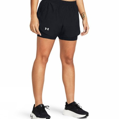 UA FLY BY 2-IN-1 SHORTS