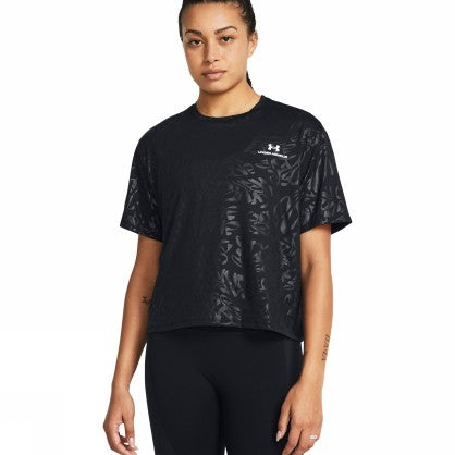 RUSH ENERGY EMBOSS CROP SS