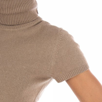 MIMI SHORT SS ROLL NECK