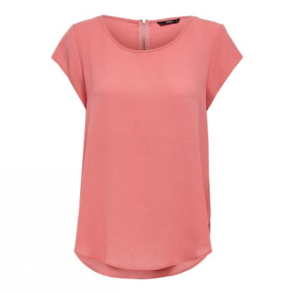 ONLVIC S/S SOLID TOP WVN