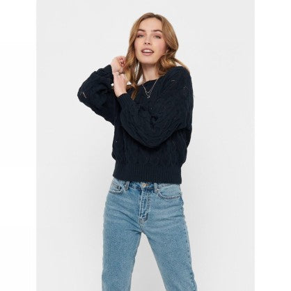ONLFBRYNN L/S STRUCTURE PULLOVER CC KNT