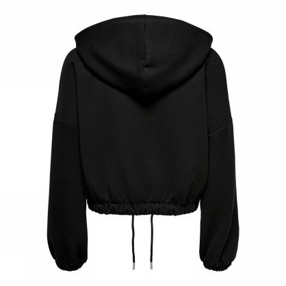 ONLSCARLETT L/S ZIP HOOD SWT