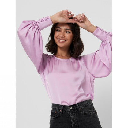 ONLRUBY LIFE SATIN DNM BLOUSE BIN