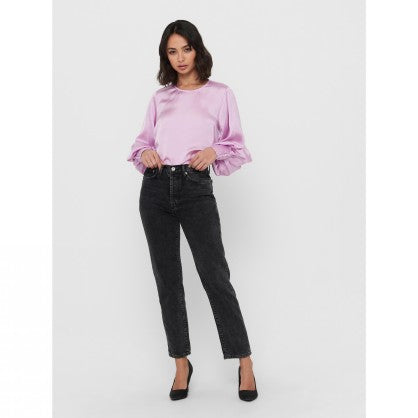 ONLRUBY LIFE SATIN DNM BLOUSE BIN