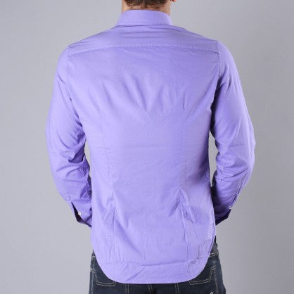 CAMICIA STRETCH VIOLA