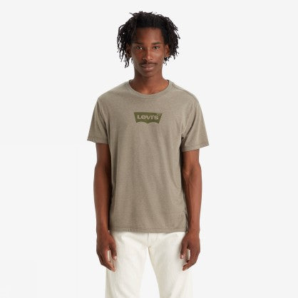 GRAPHIC CREWNECK TEE SSNL BW TRI-BLEND S