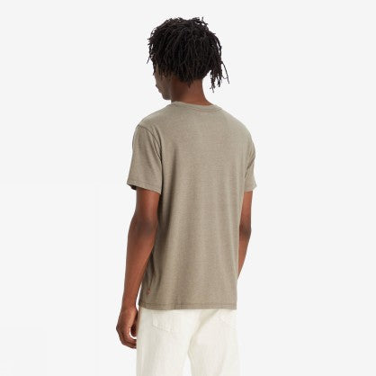 GRAPHIC CREWNECK TEE SSNL BW TRI-BLEND S