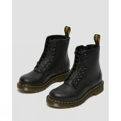 1460 Pascal Frnt Zip Black Nappa