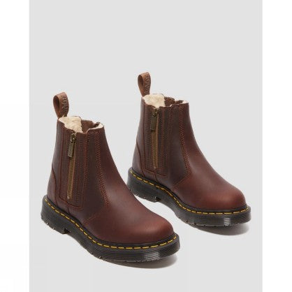 2976 Alyson W/Zips Dark Brown Snowplow Wp