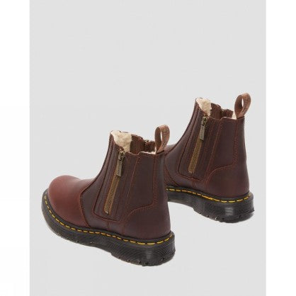 2976 Alyson W/Zips Dark Brown Snowplow Wp