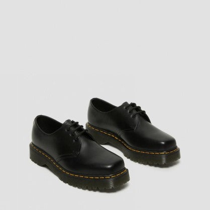 1461 Bex Squared Black Polished Smooth