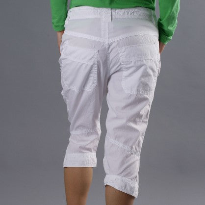WOVEN CAPRI BERMUDA