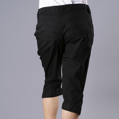 WOVEN CAPRI BERMUDA