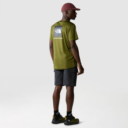 M REAXION RED BOX TEE - EU FOREST OLIVE