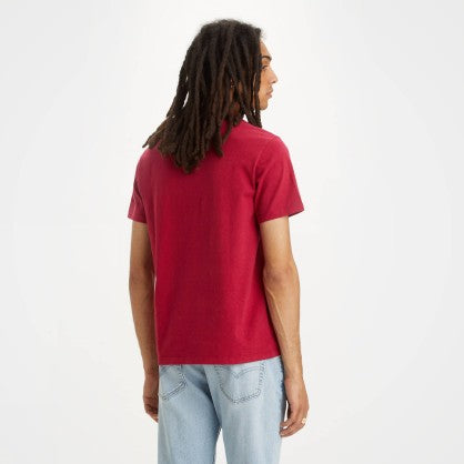 SS ORIGINAL HM TEE RUMBA RED HEATHER