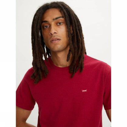 SS ORIGINAL HM TEE RUMBA RED HEATHER