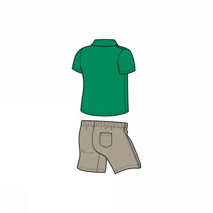 J SET POLO +SHORT INF